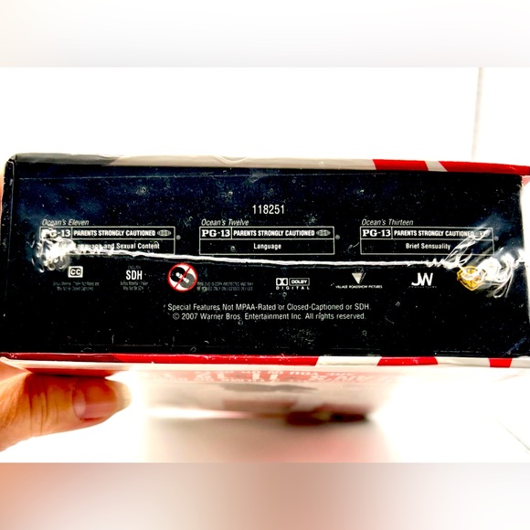 Ocean's Trilogy Ocean’s Eleven, Twelve, & Thirteen, DVDs, Packaged, Never Used - Picture 4 of 4